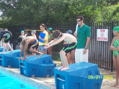 1st swim meet 2008