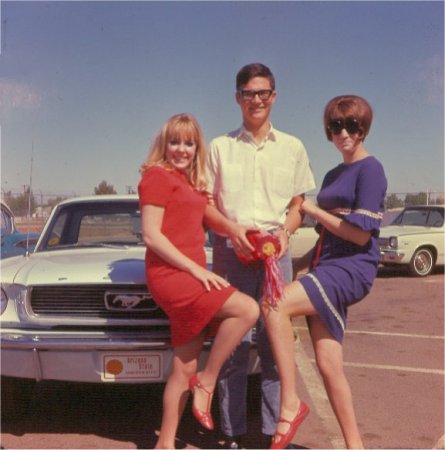 My Sister, John & Dona in West HS Parking lot.