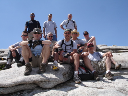 Top of Half Dome...8.5 mi and 7 hrs later!!!