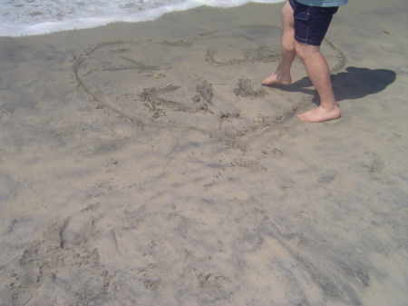 Love in the sand!