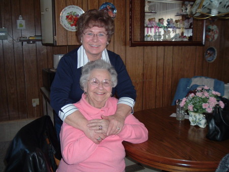 Me with my sweet 89 yr. olf Mom