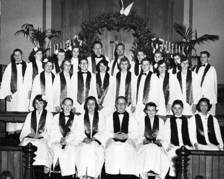 Photo of our class (1956) and the pastors