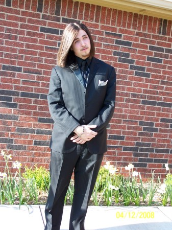 Justin ready for Prom