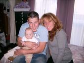 My oldest son with his son & Nana