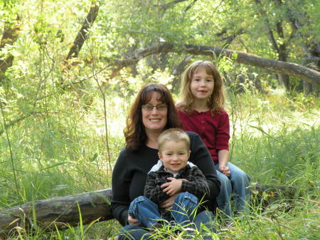 Colleen and the kids, September 2008