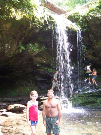 Hiking in Tenn. Taylor & dad