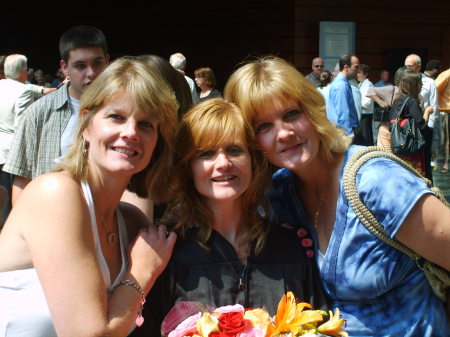 My sister Patti, me, my sister Ruthie