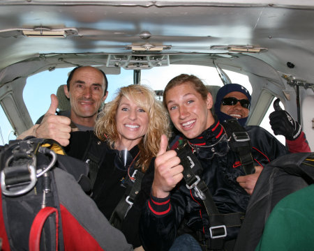 My second skydive.. Me and my son Josh