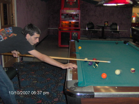 Shooting some pool