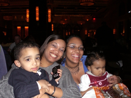 Me, Nathalie Thompson, and her kids!!!