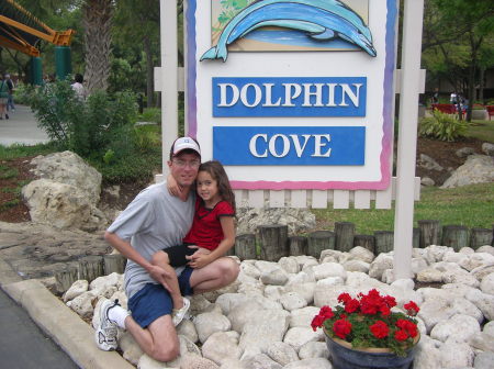 Sean and Ashlin at Sea World San Antonio