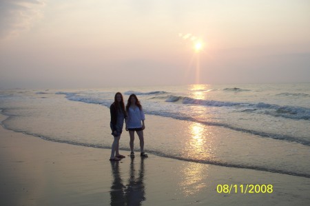 Wife and daughter, Myrtle Beach 2008