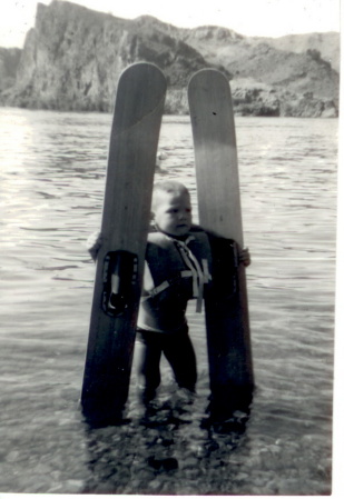 Colarodo River, learing to ski  circa '63