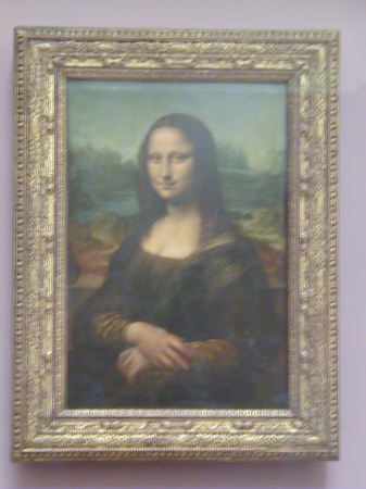 Mona Lisa at the Louvre, Paris France