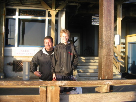 Joe Ryan and Daddy in Sunny California