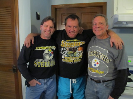 Me on the left, better luck next year Steelers