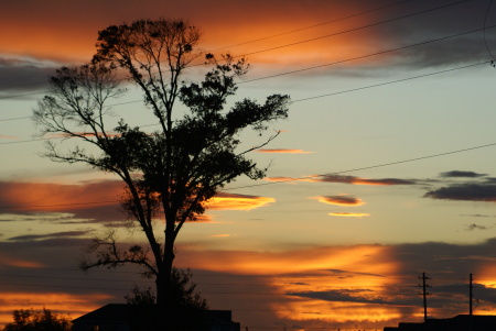 Sunset over Saint Cloud