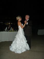 Bonnie dancing with her dad.