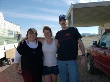 My husband Ed  and Daughter danneille and myse