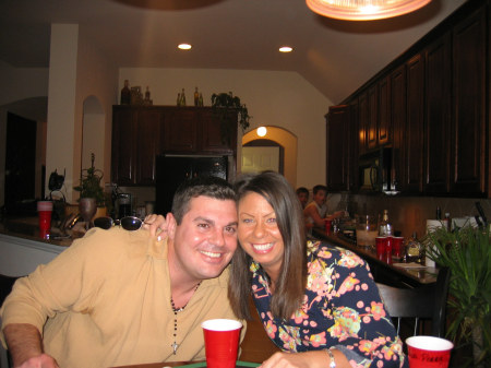 Me and Melissa at A SuperBowl Party