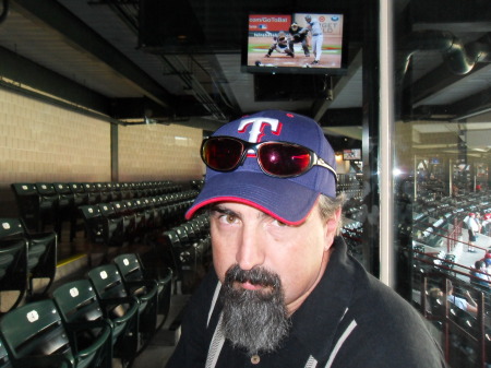 at a Rangers game... 8/27/11