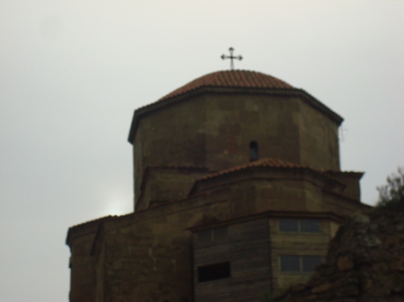 The 6th Century Jvari Church replaced two earlier buildings