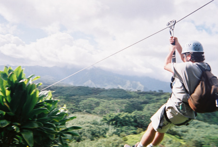 Ziplining in Hawaii