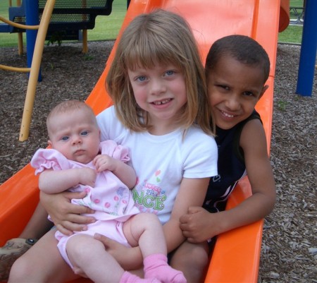 Grandchildren Meredith, Madeline & Anthony