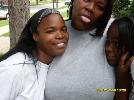 Tina,, me and my youngest, 14, Alexis