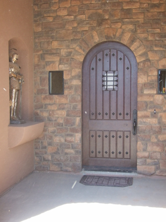 The front door to our castle.