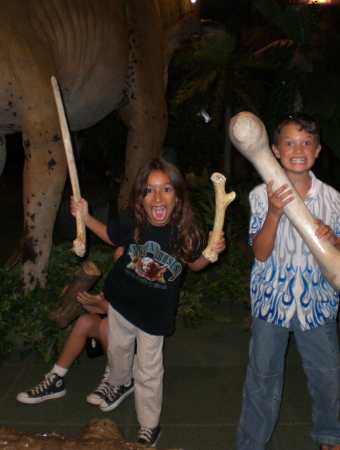 Wes & his 'gf' at science museum