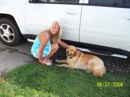 This is me with my dog Lilly