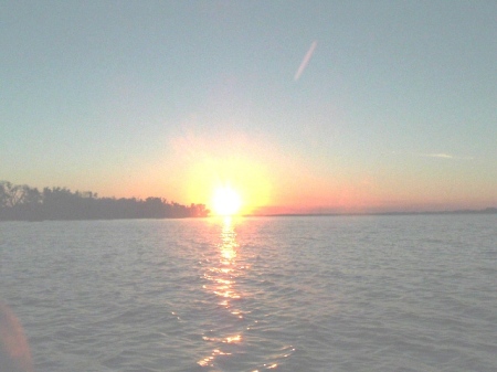 Sunrise on the lake