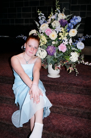 Melanie at her Bat Mitzvah