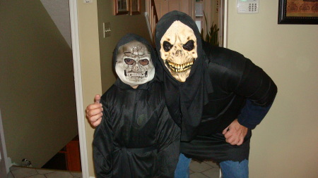 Jake and Dad - Halloween 2008