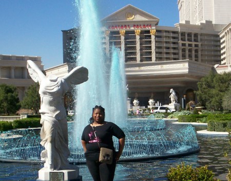 In front of Caesar's Palace