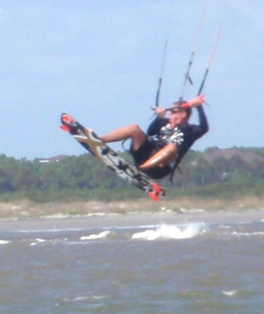 Kitesurfing Wild Dunes, SC