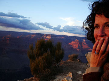 shan at canyon sunset
