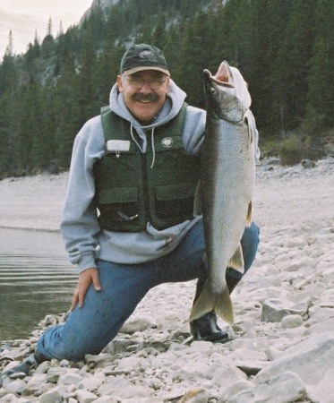 17-lb. lake trout - Banff 2003