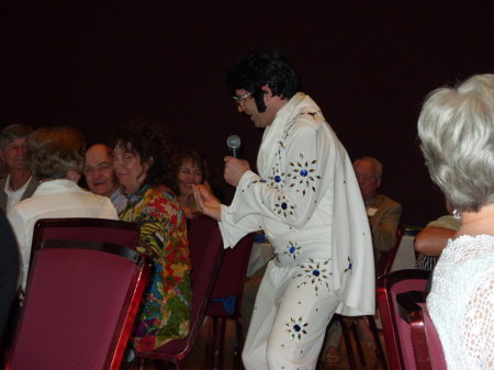 Elvis entertaining at Class of 1961 50th Reunion