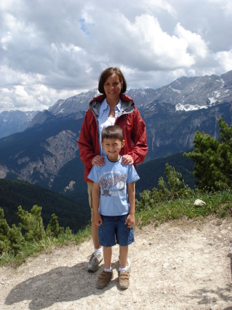 Brandon and me hiking in the Alps- May 2008