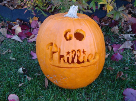 October 2009 World Series Pumpkin