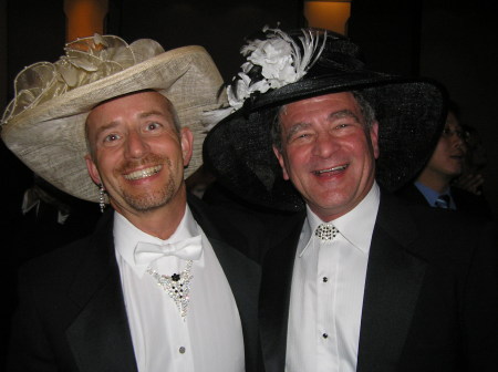 On the QM2 at the Ascot Ball Party with Phil
