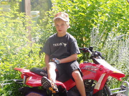 tanner on atv