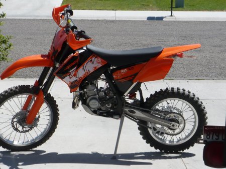 My new bike 2008 KTM 105XC  :)