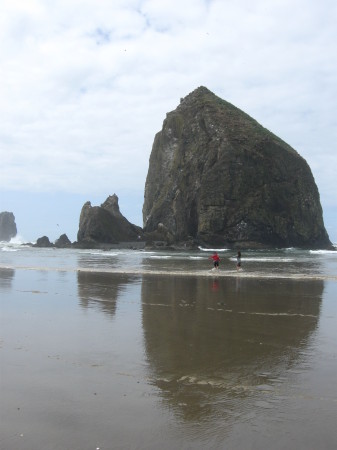 Haystack Rock in Cannon Beach, Oregon