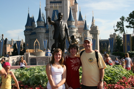 Lindsay, Luke and me at Magic Kingdom