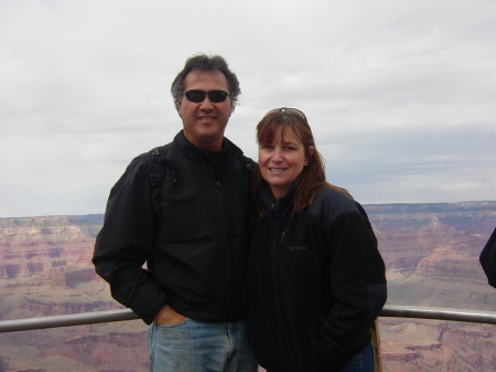 My husband, Mike and I at the Grand Canyon