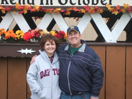 Mike & me at Ashtabula Ohio Festival, Oct 2007