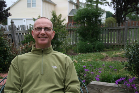 early spring on the patio